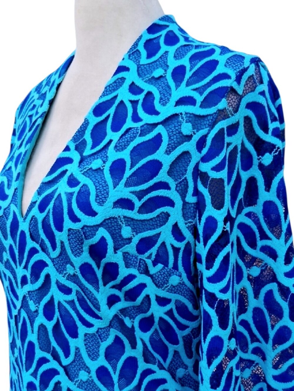 Lilly Pulitzer Blue Patterned Mini Dress - Picture 12 of 16